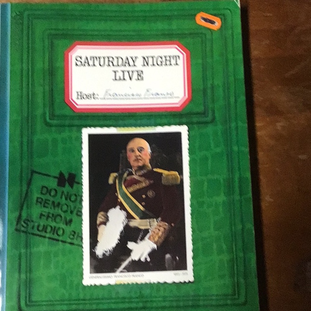 Saturday Night Live Host Francisco Franco Book